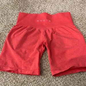 NVGTN Women's Vibrant Red Bike Shorts